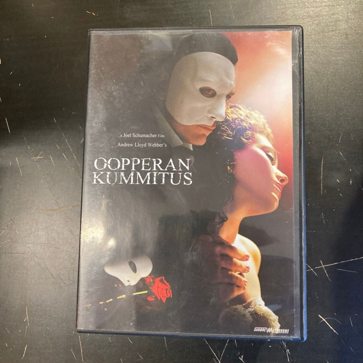 Oopperan kummitus (2004) DVD (VG+/VG+) -musikaali-